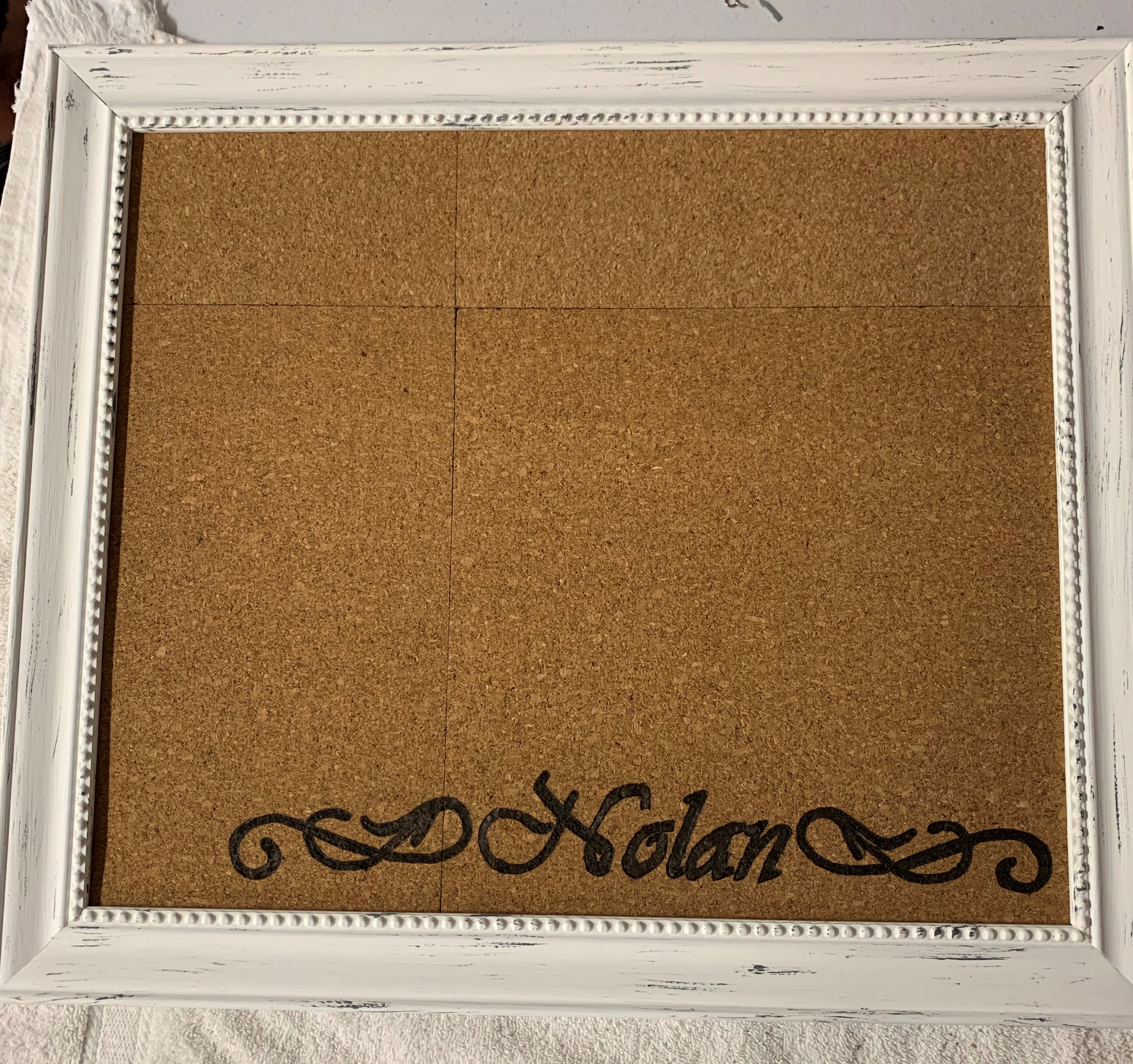 Personalized Corkboard Project